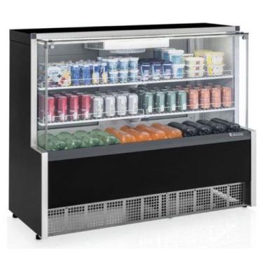 Imagem de Vitrine Refrigerada Ar Forcado Aurora 1,40m GPFA-140R/PR/220V - Gelopar