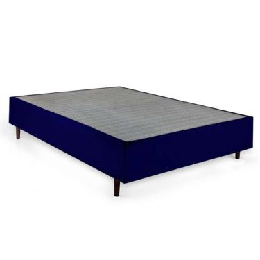 Imagem de Base para Cama Box Viúva Guldi (38x128x188) Azul