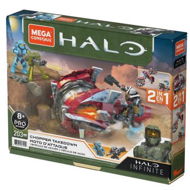 Imagem de Conjunto de construção de veículos de brinquedo mega Halo Infinite Chopper Takedown