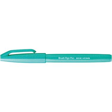 Imagem de Pentel Caneta Brush Sign Pen Verde Esmeralda SM/SES15C-D4X