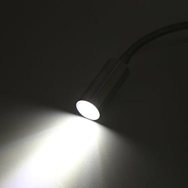 Imagem de Luminária de Parede LED para Leitura de Cabeceira Com Interruptor, 85-265V, Pescoço de Ganso Ajustável para Quarto, Luminária de Parede Moderna para Leitura, Luminária LED Com