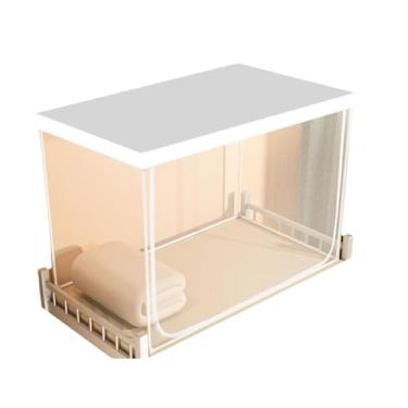 Imagem de Tenda de Mosquiteiro Dobrável de Poliéster para Cama Redes Mosquiteiras Retráteis Redes Removíveis Cortinas de Cama Pano Dossel