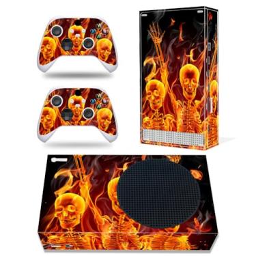 Imagem de Xbox Series S Stickers Full Body Vinyl Skin Decal Protective Cover for Microsoft Xbox Series S Console and Controllers (Series S Skull)