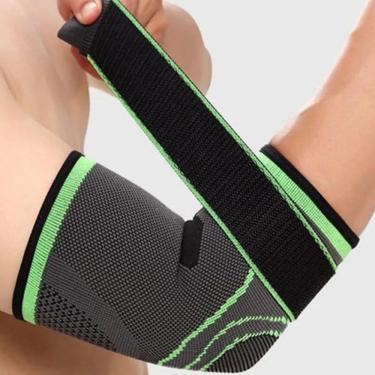 Imagem de Cotoveleira Compressão Ortopédica 360 Ajustável Tensor Alivio Dor Esporte Fitness Prote...