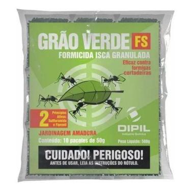 Imagem de Grão Verde Formicida Isca Granulada 500 G - Dipil