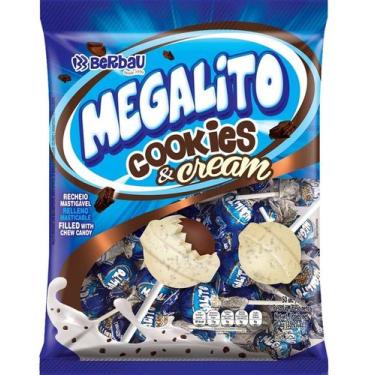 Imagem de Pirulito megalito cookies 50un - RIO DOCE ATACADO