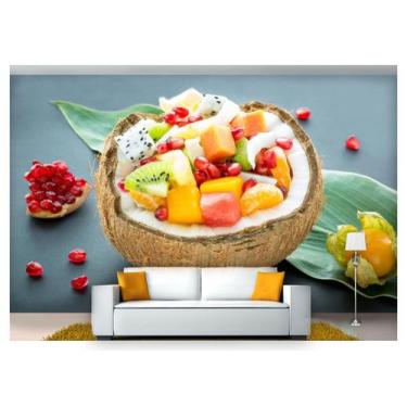 Imagem de Papel De Parede Mix De Frutas Vitaminas 3D Al192 - Você Decora