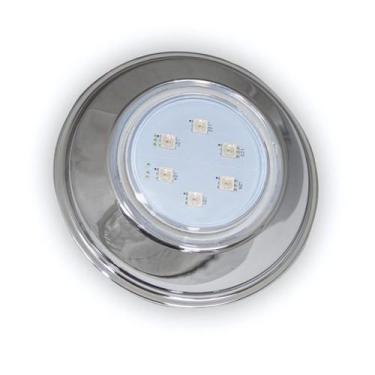 Imagem de Hiper led 9w rgb inox 316l - aparelho de iluminacao a led contendo tec