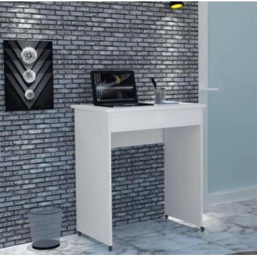 Imagem de Mesa Escrivaninha Compacto Not 0,70 para Quarto e Office com Gaveta Br