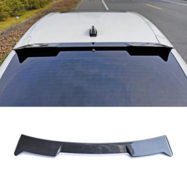 Imagem de Spoiler de teto de carro compatível com 11ª geração Civic Hatchback Car Roof Wing Body Kit Acessórios (Carbon Look)