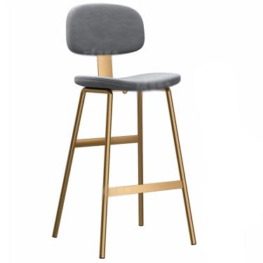 Imagem de Banqueta De Bar 65/75cm Banquetas De Balcão De Cozinha Moderno Estofado De Veludo Para Cozinha, Bistrô, Conjunto De Banquetas De Bar De Móveis De Bar De Café, Huise, 65CM