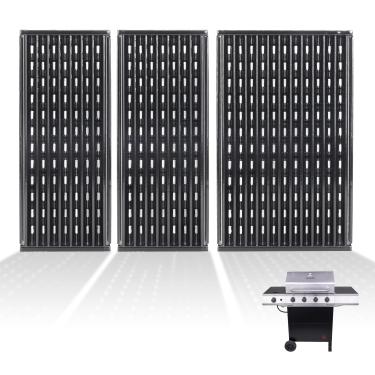 Imagem de Grelhas infravermelhas de 43 cm para queimadores Charbroil Performance 463365021 463352521 463354021 463365522, placa emissora de aço de porcelana para peças de reposição Charbroil Grill G426-0004-W1