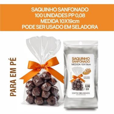 Imagem de Saquinho Transparente para pipoca gourmet 10x19cm com 200 unidades Cel