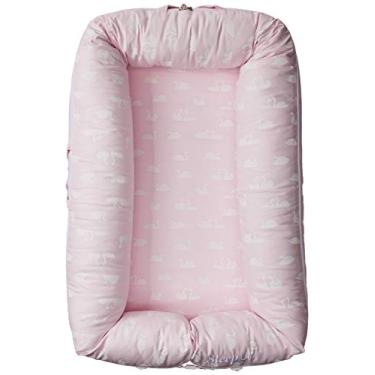 Imagem de Biramar Baby Bercinho Portátil Ninho Para Bebê Sleep Um Cisne Rosa Rosa