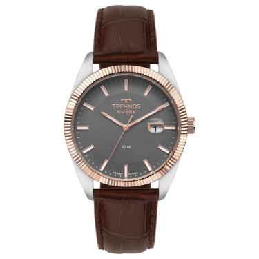 Imagem de Relógio Technos Masculino Ref: 2317ai/0c Clássico Riviera Bicolor