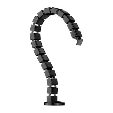 Imagem de NITAGO Kit de gerenciamento de cabos de vértebras para mesa, tubo de fios, canaleta para fios de mesa, canal para casa, Preto