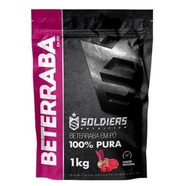 Imagem de Beterraba Em Pó 1Kg - 100% Puro - Soldiers Nutrition
