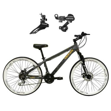 Imagem de Bicicleta Aro 26 Vikingx Tuff 21v Alumínio Câmbio Shimano Freio a Disco Aros Vmaxx MTB-Unissex