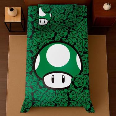 Imagem de Cobre leito solteiro 2 peças personagens malha macio roupa de cama - G