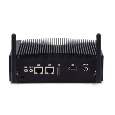 Imagem de WEIDIAN Mini Pc Industrial Fanless 16Gb Ram 512Gb Ssd Core I5 Win 11 Pro Mini Computador Desktop com Gráficos Hd 620 2Gigabit Ethernet 2Com 2Hd 8Usb Linux Business Office Micro Pc Vesa Mount