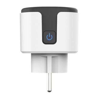 Imagem de Tomada Inteligente UE,Tomada WiFi com Função de Relé para Casa | Monitoramento Energia por App Controlo Remoto para Sala Cozinha Humidificador Ventilador Programação