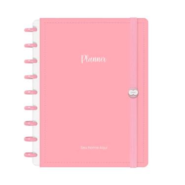 Imagem de Planner De Disco 2026 Inteligente Personalizado Iscool Disc Datado Solid Color Rosa