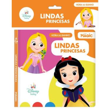 Imagem de Livro - Disney Baby - Hora do Banho Lindas Princesas