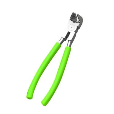 Imagem de Fenteer Alicate diagonal para corte de cabos, alicate cortador de fios macios em ângulo de 90º, para modelos de hobby, para abraçadeiras, parafusos de