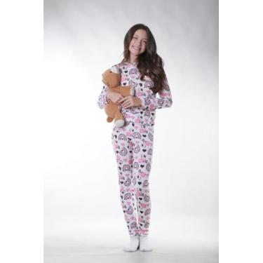 Imagem de Pijama Infantil Vaquinha Rosa Fofa Dunabella - dunabella clothing, Ros