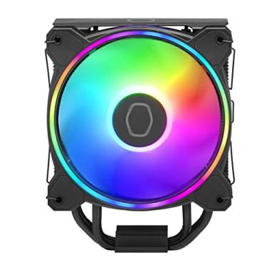 Imagem de Cooler Master Hyper 212 Halo Black CPU Air Cooler, 120 Halo² PWM Fan, Dual Loop ARGB, tampa superior de alumínio, 4 tubos de calor de cobre, 154 mm de altura