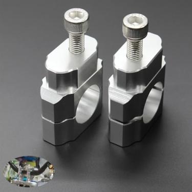 Imagem de 1 1/8" 28 mm Barra padrão Guidão Fat Bar Suportes Braçadeiras Universais Motocicleta Dirt Bike ATV Scooter CNC