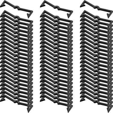 Imagem de Mudder Ganchos de Pegboard de plástico, retentores de gancho para quadro de pegboard, organizador de ganchos para quadro de pegboard, prendedores de clipe de gancho para quadro de pinos de 1/4