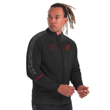 Imagem de Jaqueta Umbro Athlético Paranaense Viagem 2022 Masculino - Preto, P