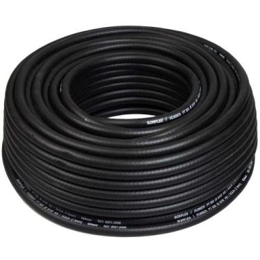 Imagem de Rolo de Mangueira Trançada PT300 Preta 5/16 Pol. 50 Metros - PLASTIC M