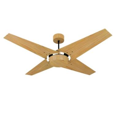 Imagem de Ventilador de Teto Natuvent Callis No Light 4 Pás Madeira Freijó (220, Volts)