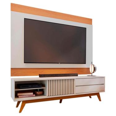 Imagem de Rack Veneza e Painel Nilo Tv 75 Pol 200 cm Colibri