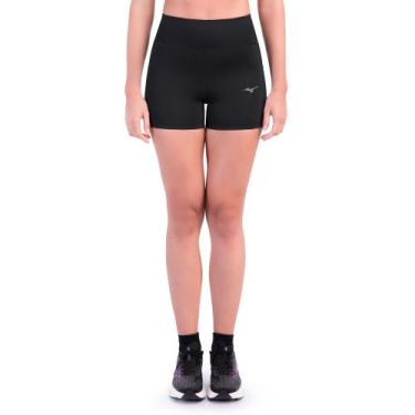 Imagem de Shorts de Corrida Mizuno Compress Feminino, Preto, M