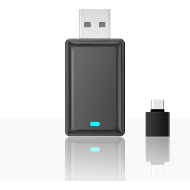 Imagem de Adaptador carplay automotivo 2 em 1 sem fio CarPlay Android Mini USB, Plug & Play, converte CarPlay original com fio para carro sem fio, para carros 2016-2023 com CarPlay com fio de fábrica | Android