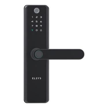 Imagem de Fechadura Digital Biometria Senha Chave Elsys Esf-de5100i