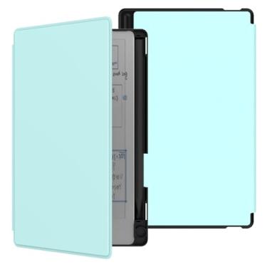 Imagem de E NET-CASE Capa para notável Paper Pro Move 18,5 cm, capa fólio Skin Touch Feeling Book com suporte de caneta integrado para notável Paper Pro Move 18,5 cm, lançado em 2025 (azul celeste)