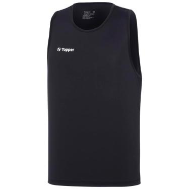 Imagem de REGATA TOPPER TREINO PERFORMANCE, PRETO, GG