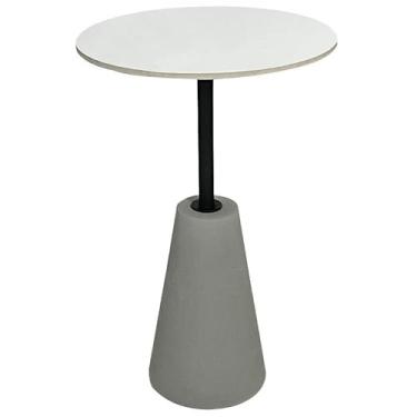 Imagem de Mesa de canto de luxo mesa lateral pequena apartamento sala de estar sofá mesa de café leite chá loja de roupas mesa pequena sofá mesa lateral