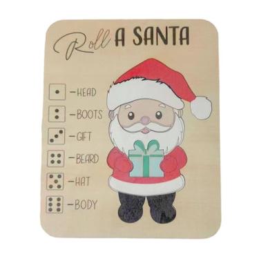 Imagem de Yunhgft Quebra-cabeça de Natal, Brinquedo Educativo, Lembrancinha de Festa, Atividade Divertida para Desenvolvimento Inicial, Jogo de Mesa, Papai Noel