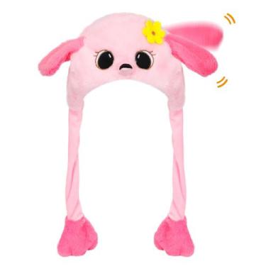 Imagem de Chapéu de animal Bubblepompom Flamingo com orelhas móveis para criança