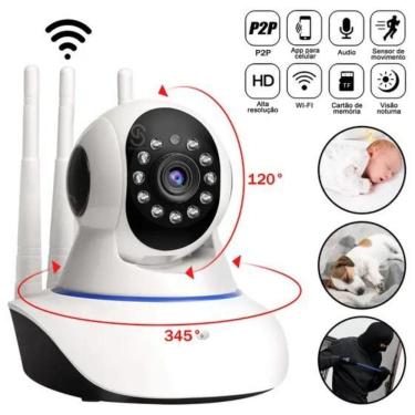 Imagem de Baba Eletronica Premium Camera Wifi Sem Fio Visão Noturna