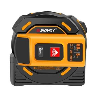 Imagem de Medidor de distância a laser digital, roleta eletrônica, fita métrica 