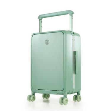 Imagem de Mala de Viagem Pequena de Bordo 10 kg Policarbonato Chicago Maloa Verd