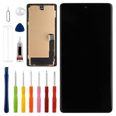 Imagem de Vvsialeek Novo conjunto de digitalizador de tela LCD sensível ao toque compatível com Google Pixel 7 Pro GP4BC, GE2AE [6,7 polegadas] com ferramentas de reparo -