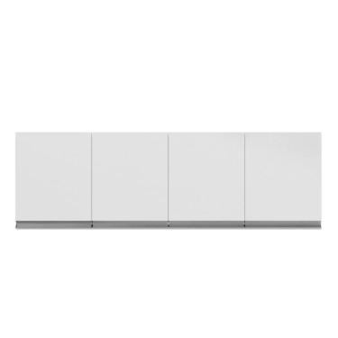 Imagem de Armario Aéreo Geladeira 150cm Andréia 2 Portas Ajl Móveis Branco