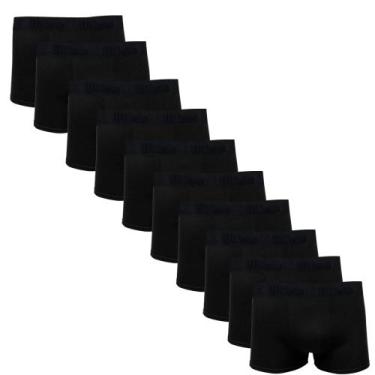 Imagem de Kit 10 Cuecas Masculinas Boxer Cotton Basic Wilson Preto, GG